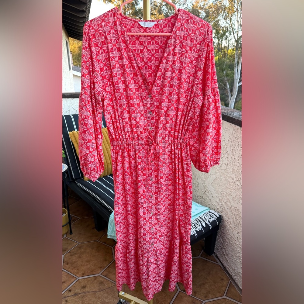 🧿SUPER SALE; PRICE FIRM🧿 
Candace Cameron Bure Red  Midi Dress